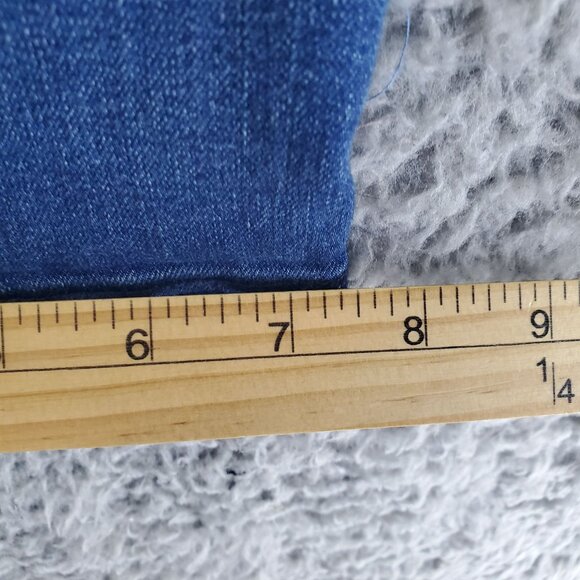 Catherines Jeans Womens 1X  18/20W Blue True Stretch Denim Straight - Picture 7 of 11